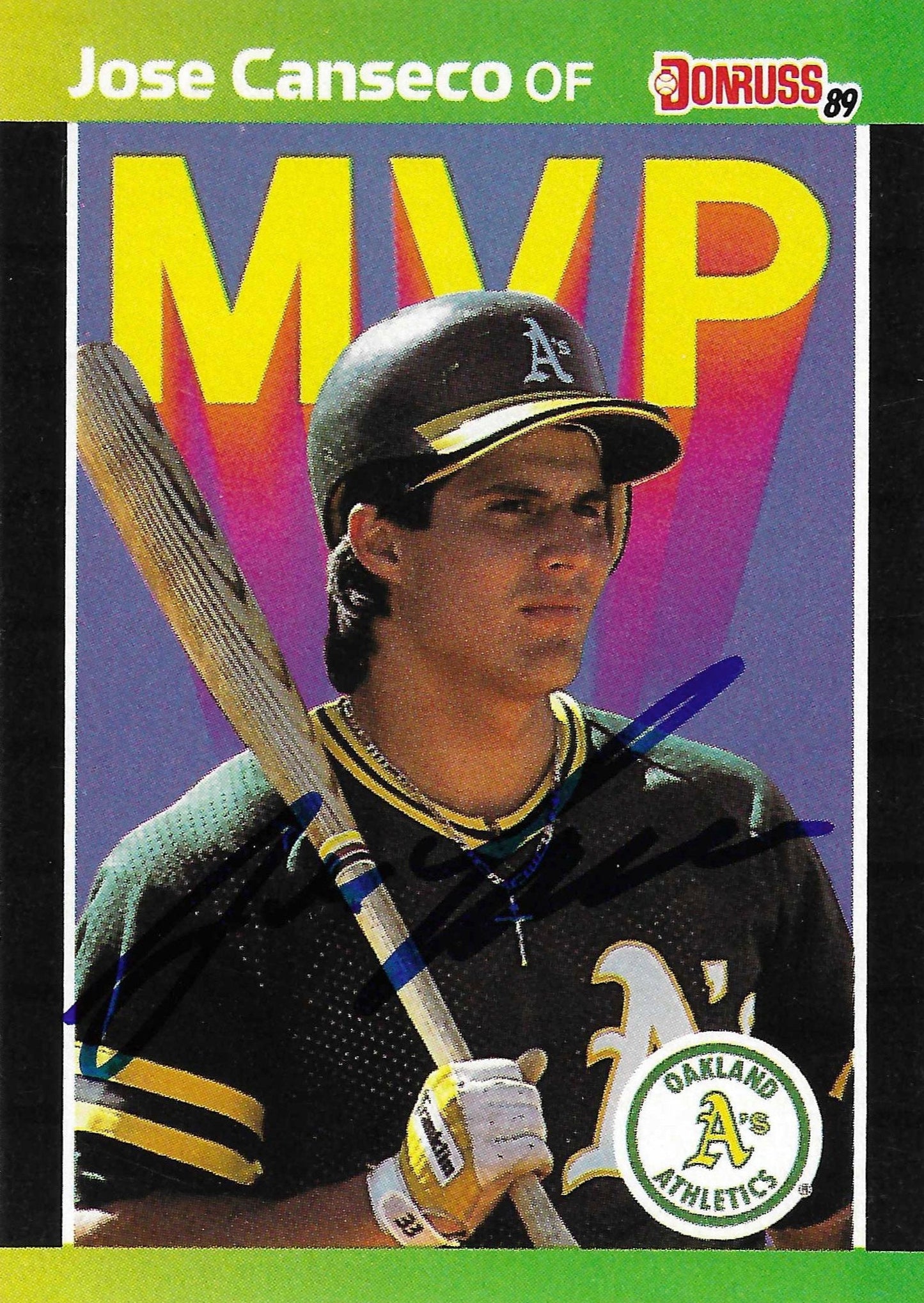 Jose Canseco Signed Cards