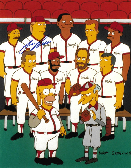Jose Canseco The Simpsons Autographed 8x10 Photo