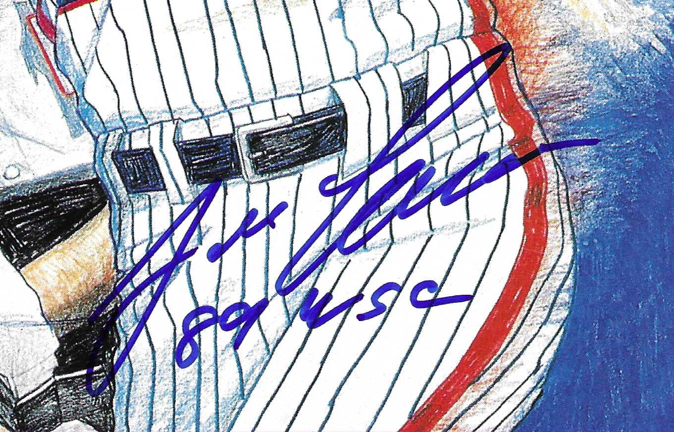 Jose Canseco "89 WSC" 1989 World Series Autographed Program