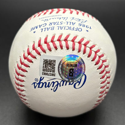 Jose Canseco "86 AL ROY" 1986 All-Star Game Autographed Baseball (BAS)