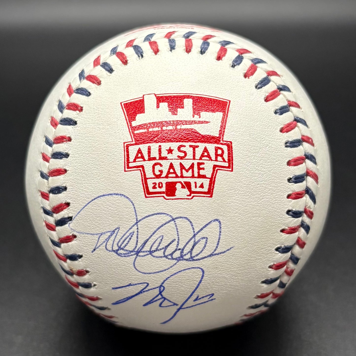 Derek Jeter & Mike Trout 2014 All-Star Game Autographed Baseball (MLB/Steiner)