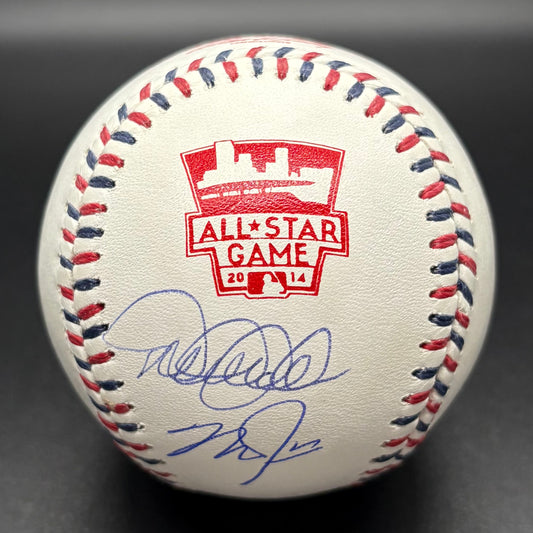 Derek Jeter & Mike Trout 2014 All-Star Game Autographed Baseball (MLB/Steiner)
