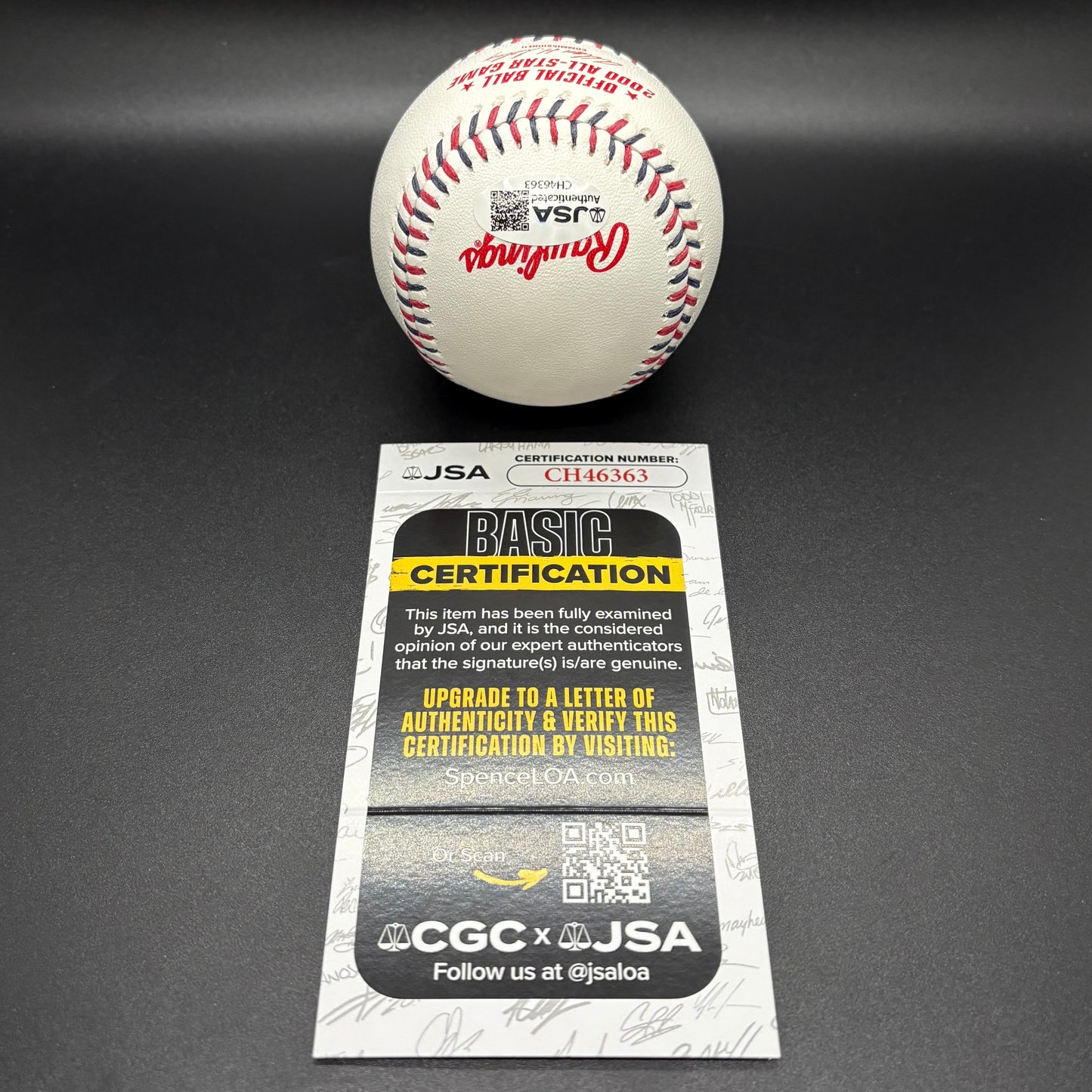 Sammy Sosa “2000 HRD Champ" 2000 All-Star Game Autographed Baseball (JSA)