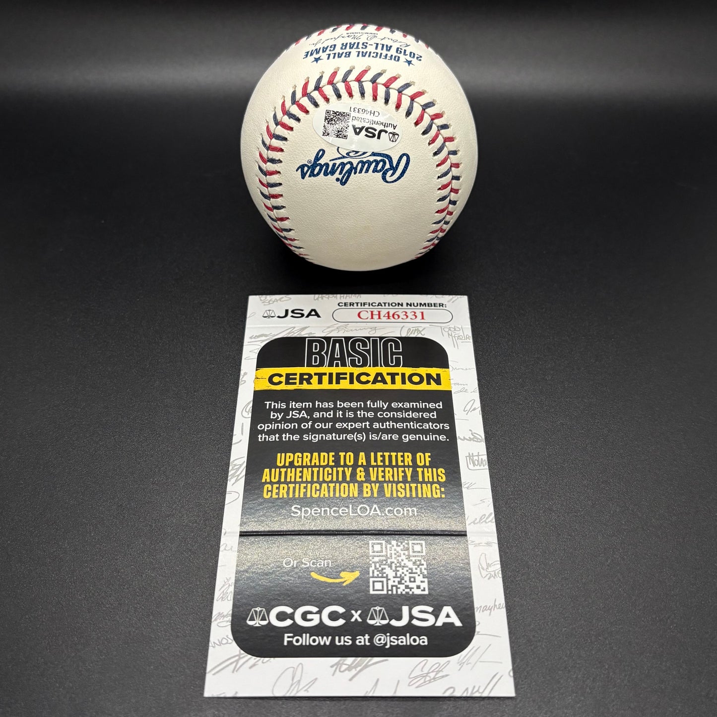 Francisco Lindor 2019 All-Star Game Autographed Baseball (JSA)
