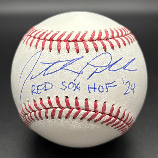 Jonathan Papelbon "Red Sox HOF '24" Autographed Baseball (Beckett)
