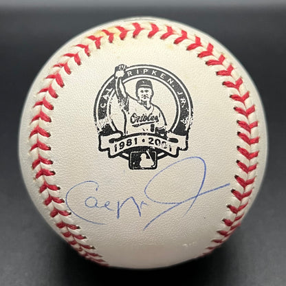 Cal Ripken Jr. Retirement Autographed Baseball (JSA)