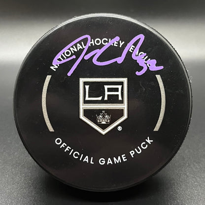 Jonathan Quick Autographed LA Kings Game Puck (JSA)