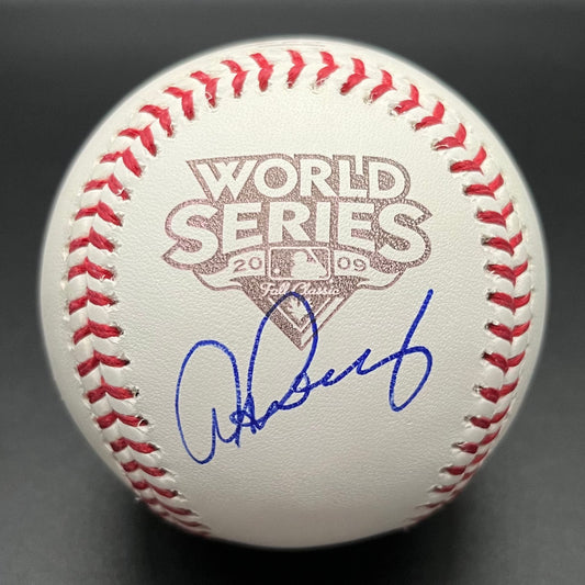 Alex Rodriguez 2009 World Series Autographed Baseball (JSA)