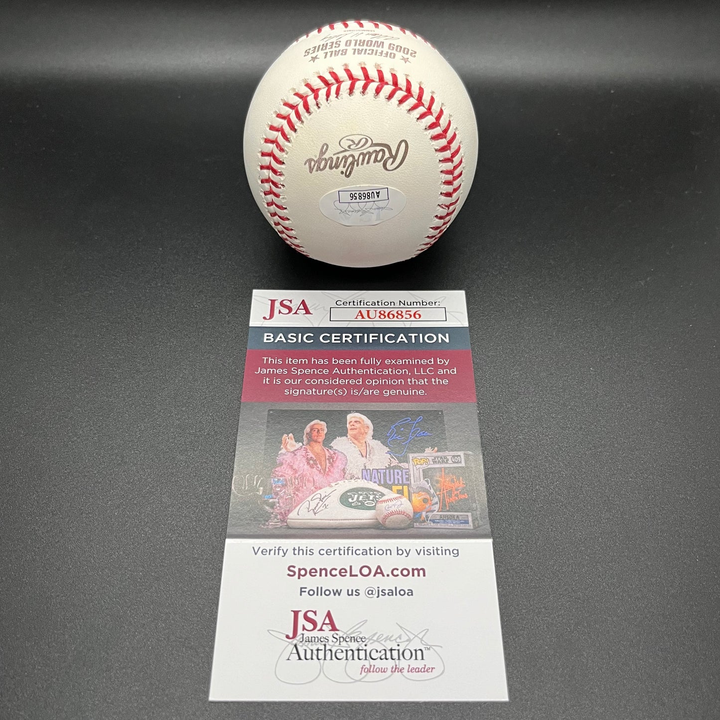 Alex Rodriguez 2009 World Series Autographed Baseball (JSA)