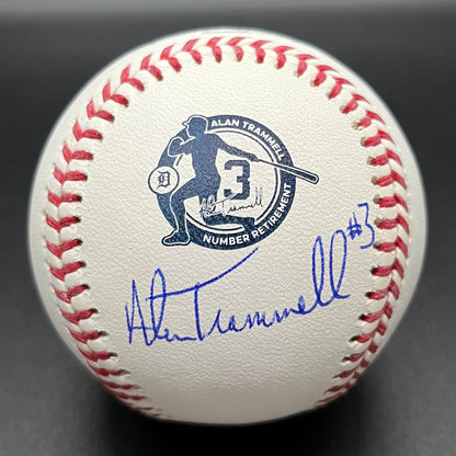 Alan Trammell Retirement Autographed Baseball (Beckett)