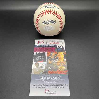 Reggie Jackson Number Retirement Autographed Baseball (JSA)