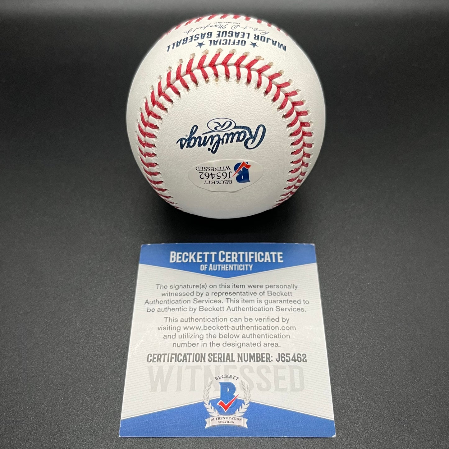 Jack Morris Retirement Autographed Baseball (Beckett)