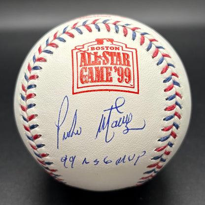 Pedro Martinez "99 ASG MVP" 1999 All-Star Game Autographed Baseball (JSA)