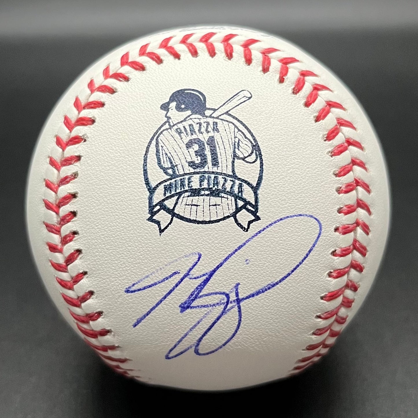 Mike Piazza Retirement Autographed Baseball (JSA)