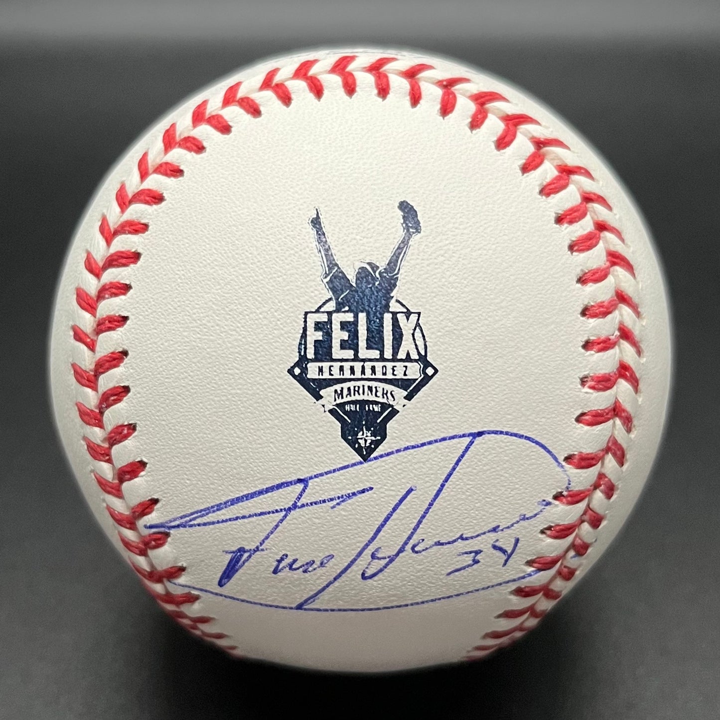 Felix Hernandez Mariners HOF Autographed Baseball (JSA)