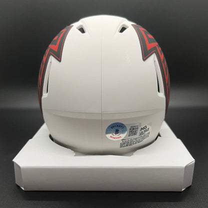 Michael Vick Lunar Eclipse Alternate Autographed Mini Helmet (Beckett)