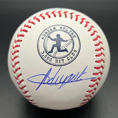 Adrian Beltre 3,000 Hit Autographed Baseball (JSA)