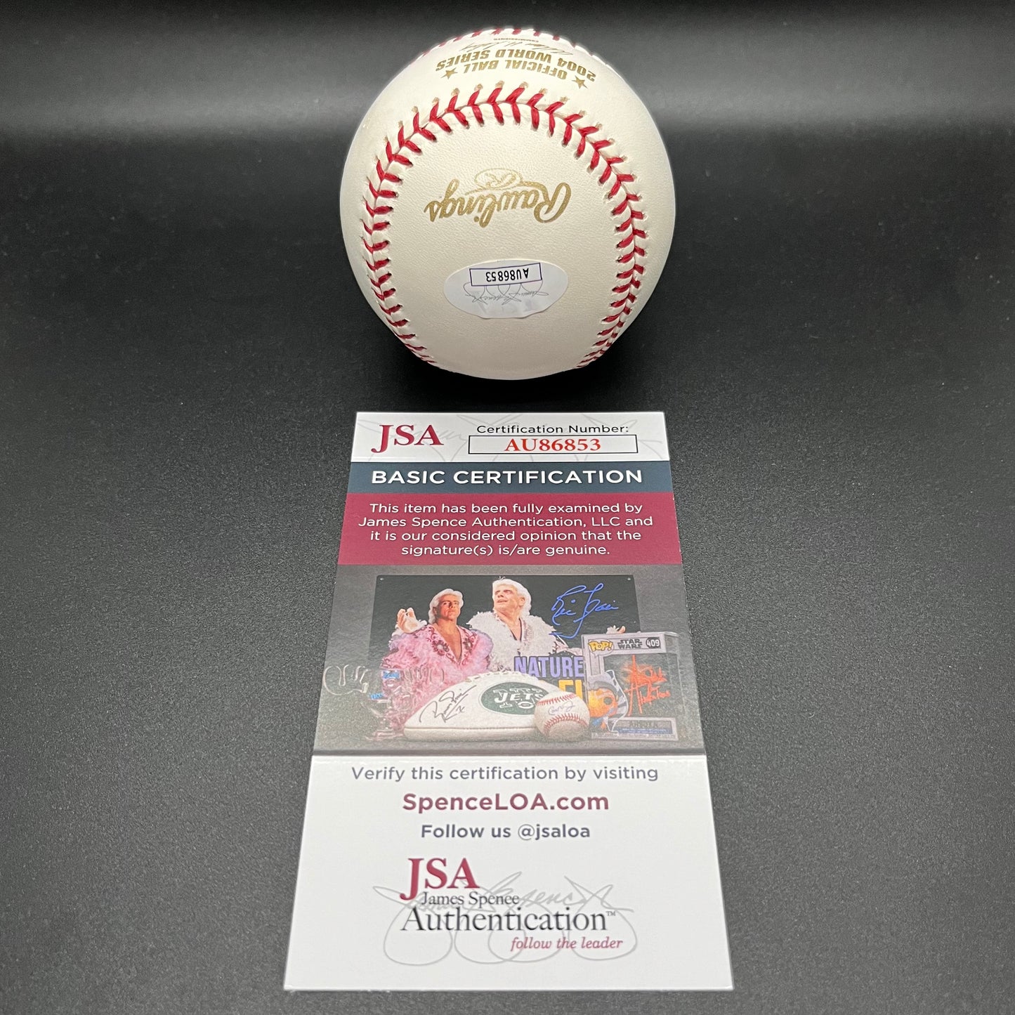 Pedro Martinez 2004 World Series Autographed Baseball (JSA)