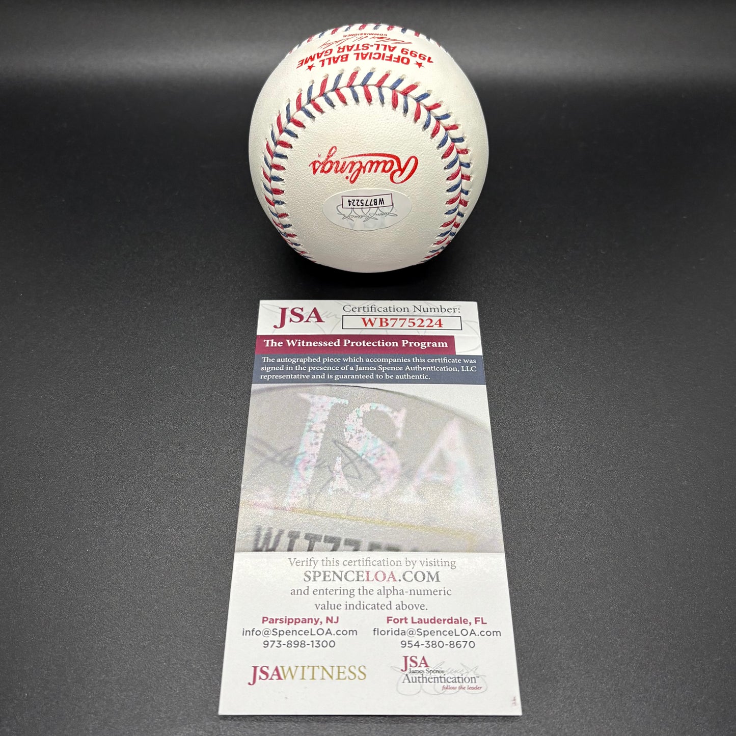 Pedro Martinez "99 ASG MVP" 1999 All-Star Game Autographed Baseball (JSA)