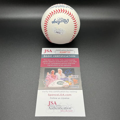 Wade Boggs Rays 20th Anniversary Autographed Baseball (JSA)