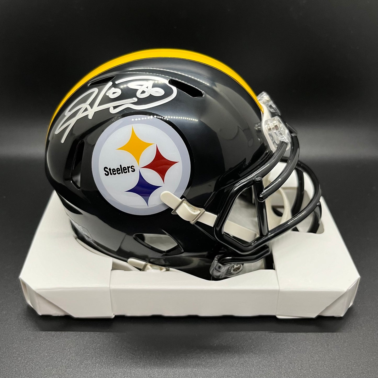 Hines Ward Pittsburgh Steelers Autographed Speed Mini Helmet (JSA)