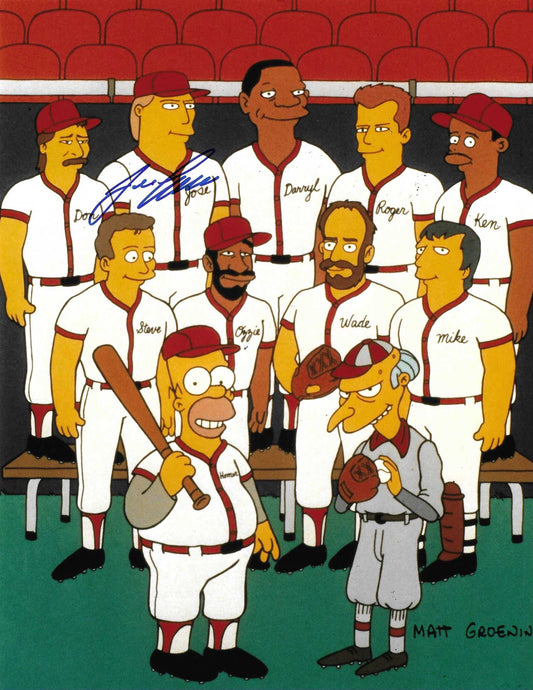 Jose Canseco The Simpsons Autographed 8x10 Photo