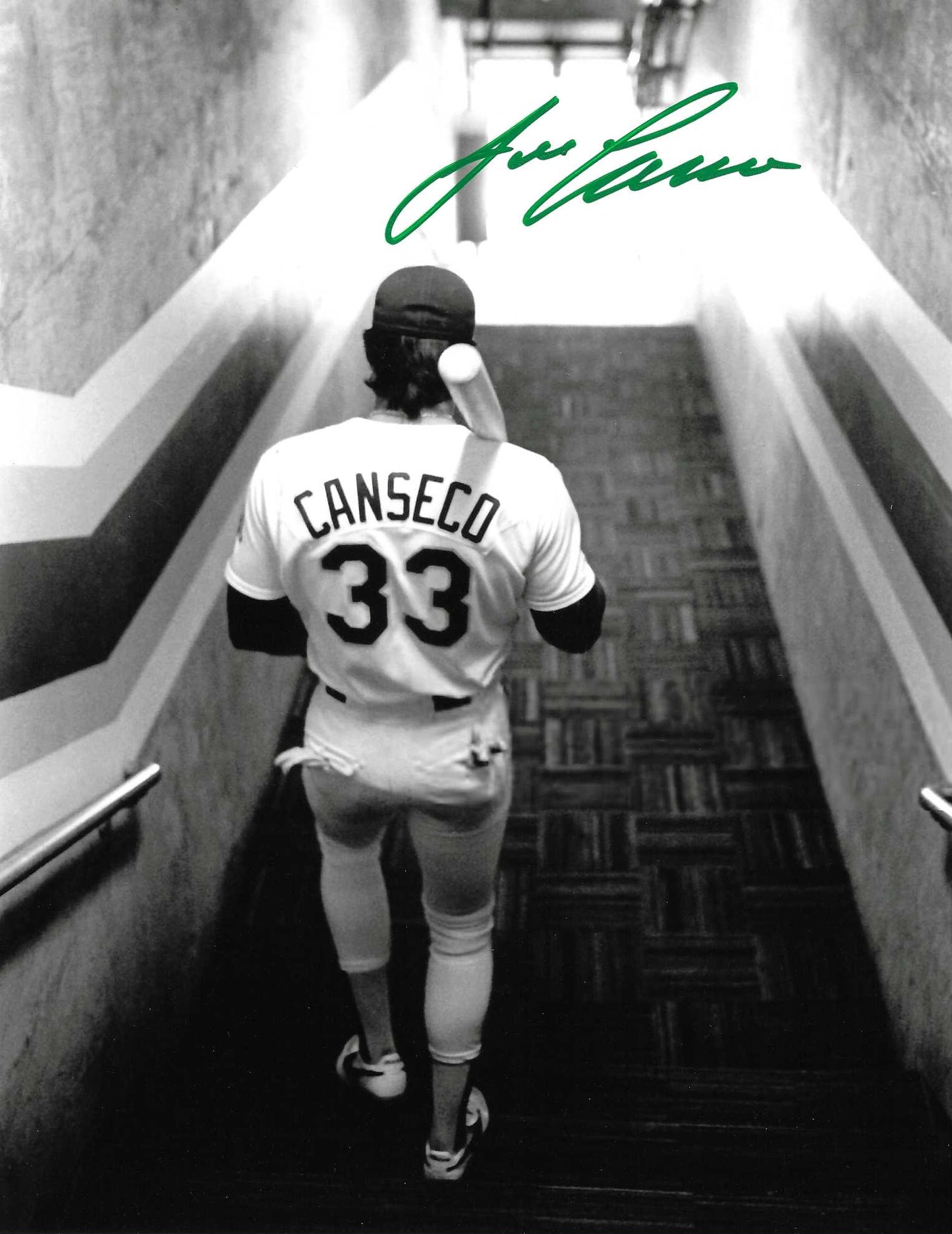 Jose Canseco Tunnel Autographed 8x10 Photo