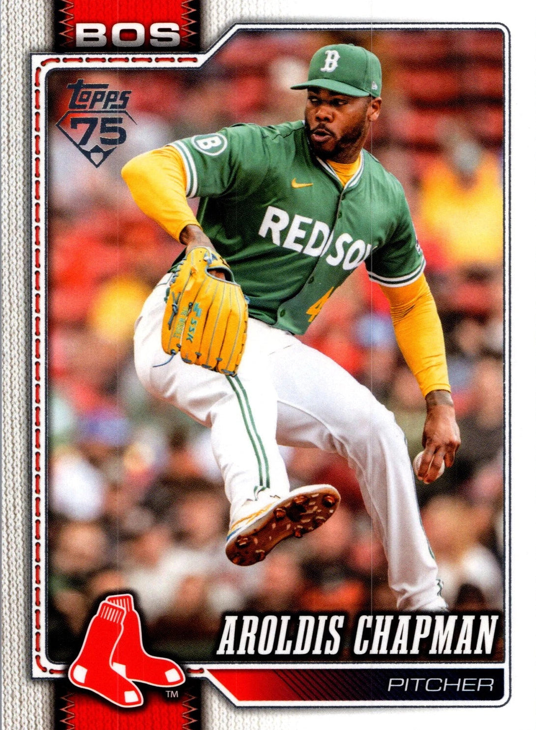 Aroldis Champan Autograph Signing
